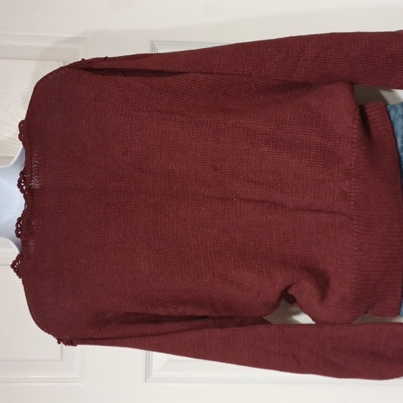 OBR crochet front ramie sweater - Picture 8 of 12